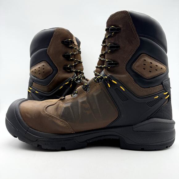 KEEN Mens Utility Dover 8" Work Boot US 14 D EU 47.5 Brown WP Carbon Toe NIB - Picture 7 of 14